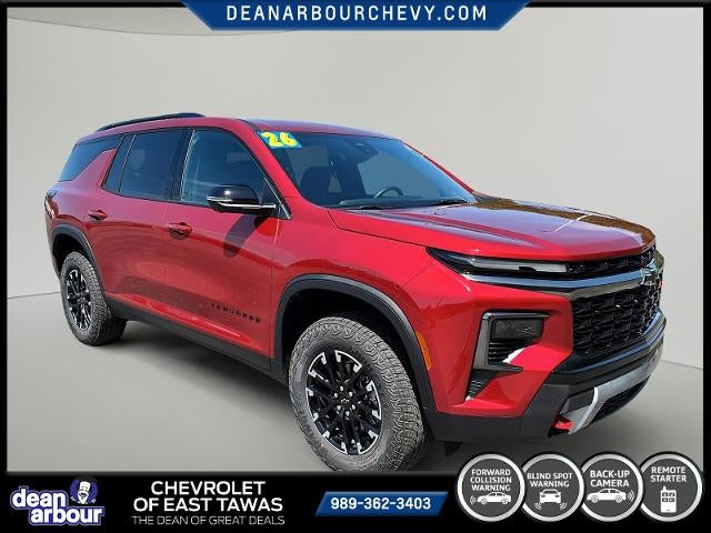 2026 Chevrolet Traverse — rear three-quarter view