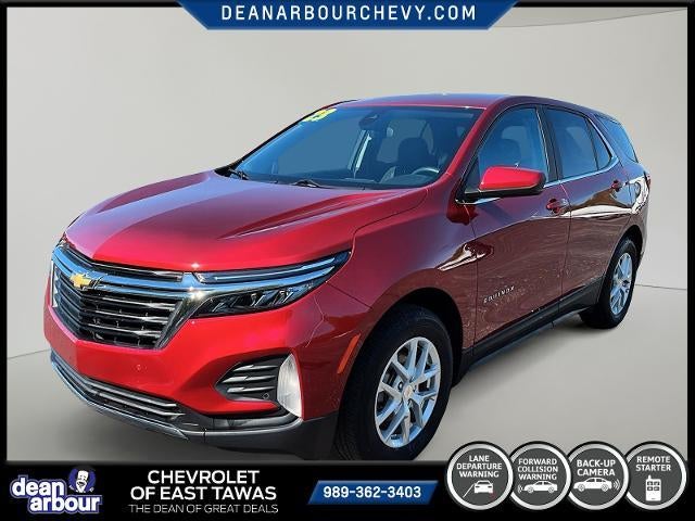 2023 Chevrolet Equinox AWD 4dr LT w/1LT in Radiant Red Tintcoat — front three-quarter view